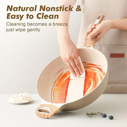 SENSARTE Ceramic Nonstick Frying Pan Skillet - Image 3