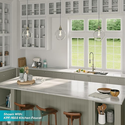 KRAUS Kore Workstation 45-inch Undermount 16 Gauge Stainless Steel Kitchen Sink, Single Bowl Kitchen Sink with Accessories, KWU120-45