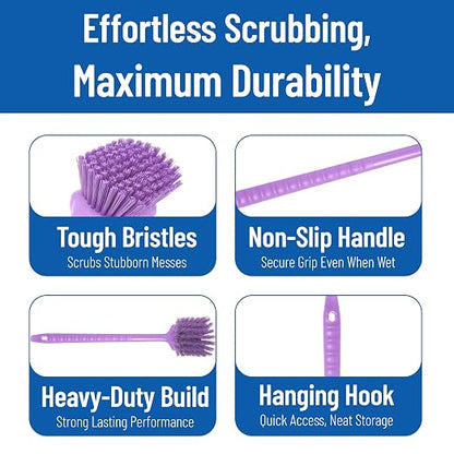 SPARTA 40501EC68 Plastic Large Scrub Brush, Kitchen Brush, Utility Brush - Image 4