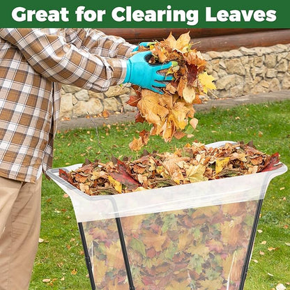 Outdoor Trash Bag Holder Metal Garden Trash Bag Holder - Image 5