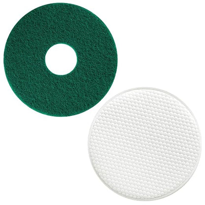 2 Pack 12" Floor Machine Pads Compatible by Potchen