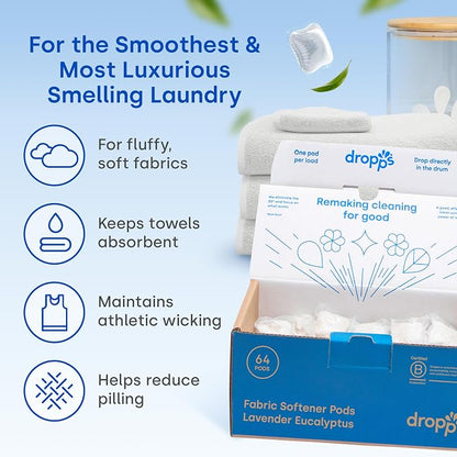 Dropps Laundry Fabric Softener Pods, Lavender Meadow - Image 3