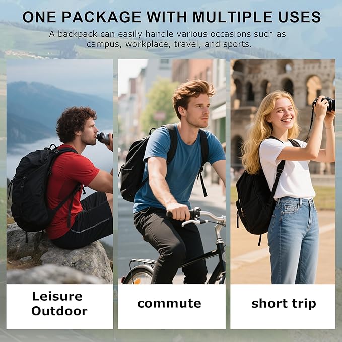 Wrangler Tradesman Backpack, Water Resistant Casual Daypack for Travel Work School, Unisex Laptop Backpack with Notebook Sleeve