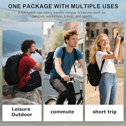 Wrangler Tradesman Backpack, Water Resistant Casual Daypack for Travel Work School, Unisex Laptop Backpack with Notebook Sleeve