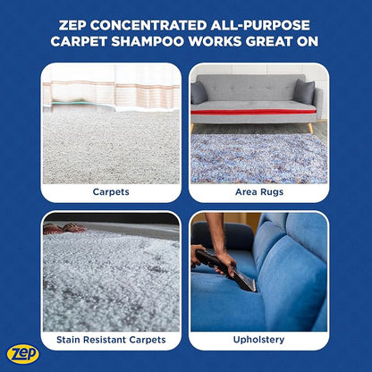 Zep All-Purpose Carpet Shampoo Concentrate Cleaner - Image 6