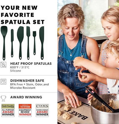 DI ORO 6-Piece Silicone Spatula Set - Image 4
