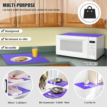 10Pcs Refrigerator Liners, Washable Fridge Liner Shelf Mats Refrigerator Pads - Image 6