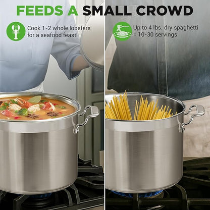 NutriChef 14 Quart Stock Pot - Image 4