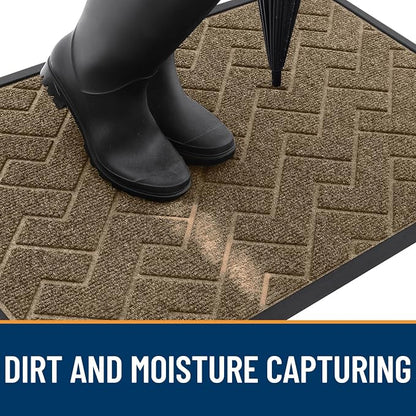 OLANLY Front Door Mat Indoor Outdoor Entrance, Waterproof All-Season, - Image 7