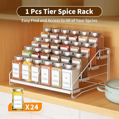 BOIVSHI Tiered Spice Rack, 4 Tier Spice Shelf Organizer - Image 6