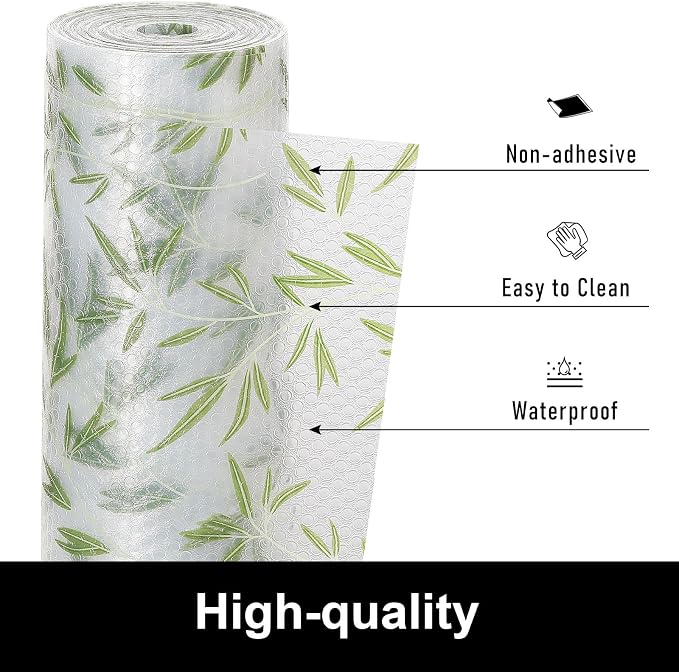 Cooyes Shelf Liners for Kitchen Cabinets Refrigerator Liners Waterproof & - Image 5