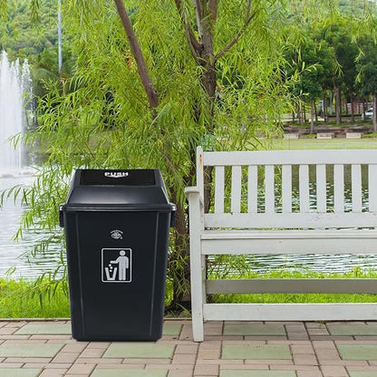 4 Packs 18 Gallon Large Commercial Trash Can, Kitchen Waste Bin - Image 4