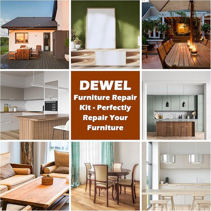 DEWEL Furniture Markers Touch Up, Upgrade Wooden Furniture Repair Kit, Premium - Image 7
