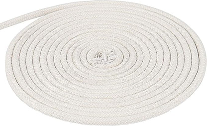 164 Feet 1/4 Inch White Natural Cotton Rope, Cotton Clothesline Rope, - Image 5