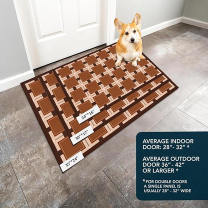 Ultra Thin Door Mat Indoor Entrance, 1/10 in Thin Door Mats - Image 7