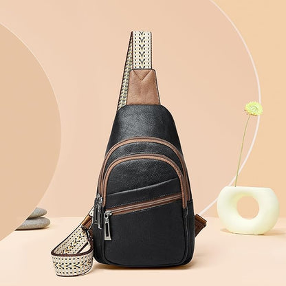 Sling Bag Crossbody Bags for Women Small Cross Body Bag Fanny Packs Chest Sling Purse for Daily Travel Leisure Sport