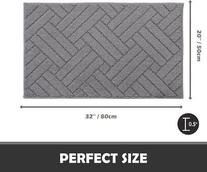 Door Mat Indoor, Non-Slip Rubber Backing Entry Rug & Door Mats, Low-Profile - Image 2