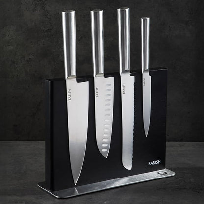 Babish 5 Piece 1.4116 German Steel Magnetic Knife Block Set Babish 5-Piece - Image 3