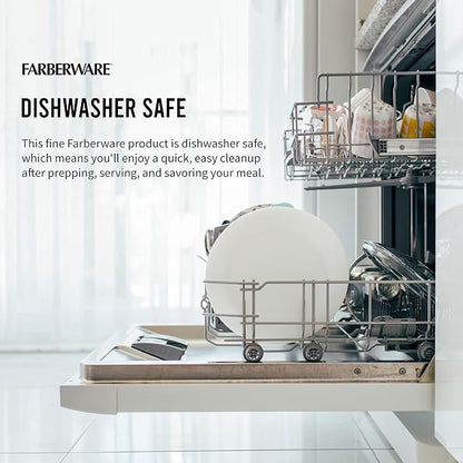 Farberware Extra-Large Plastic Cutting Board, Dishwasher- Safe Poly Chopping - Image 5