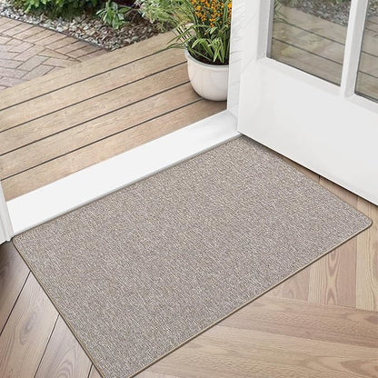 LUMI Ultra Thin Door Mat for Entryway, Easy Clean Welcome Entrance Mat for by LUMI