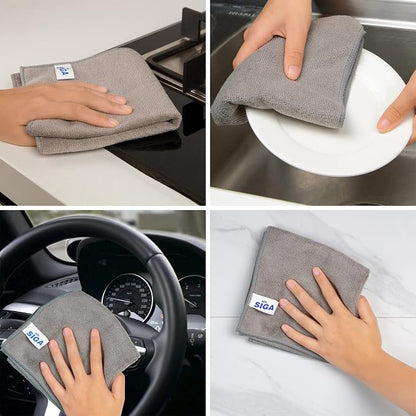 MR.SIGA Microfiber Cleaning Cloth, All-Purpose Microfiber Towels, Streak Free - Image 7