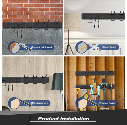 Garage Tool Storage Rack, Heavy Duty Garage Storage Organizer Rack System Wall - Image 5