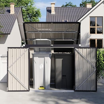 Aoxun 3.3' x 5.6' Metal Storage Shed by Aoxun