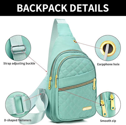 Small Sling Bag For Women Men Casual Crossbody Sling Backpack