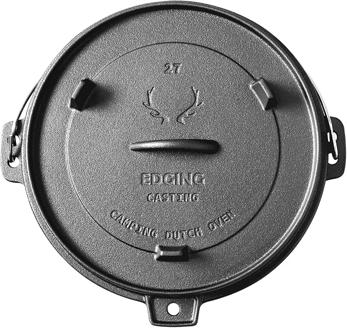 EDGING CASTING Pre-Seasoned Cast Iron Dutch Oven - Image 5