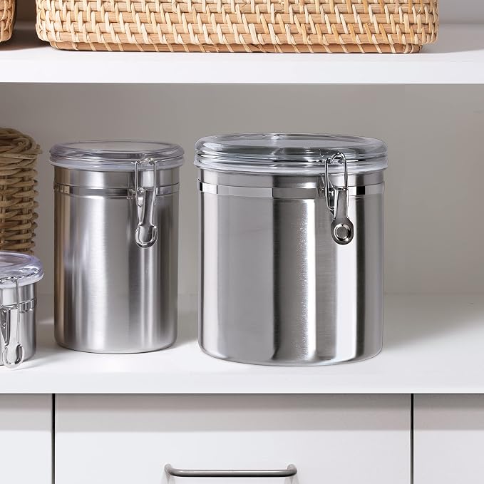 Oggi Stainless Steel Kitchen Canister 62 fl oz - Image 6