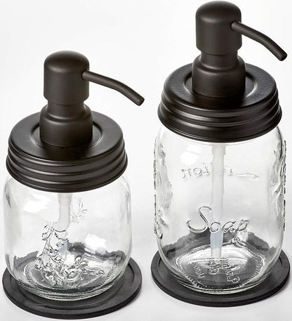 Mason Jar Soap and/or Lotion Dispenser by Industrial+Rewind