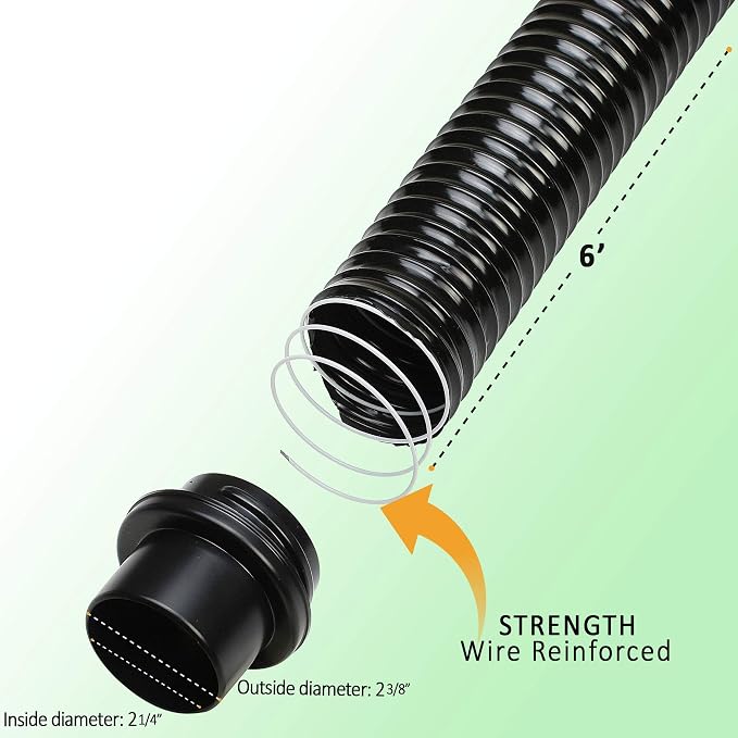 2 1/2 Vaccum Dust Collection Hose Accessories - Image 2