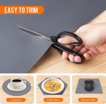 Shelf Liners for Kitchen Cabinets Non-Slip Drawer Liner Non Adhesive Cupboard - Image 3