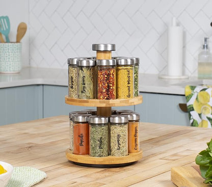 Orii 16 Jar Spice Rack with Spices Included - Image 3