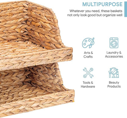 VATIMA Water Hyacinth Storage Baskets - Image 5