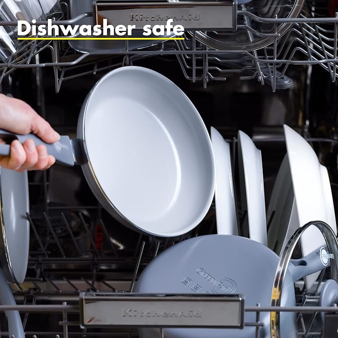 GreenPan Dover Healthy Ceramic Nonstick, Dishwasher Safe, Comfort Grip Handle - Image 7