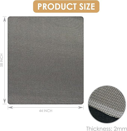 Kuyal Office Chair Mat for Hardwood Floor, Anti Slip, Non-Curve Computer Chair - Image 7