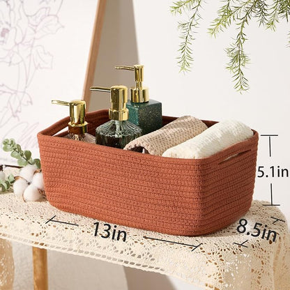 MiniArk Small Storage Baskets for Organizing | Closet Organizer Bins | Shelf - Image 3