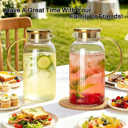 Buaic 2 PACK Glass Pitcher - Image 5