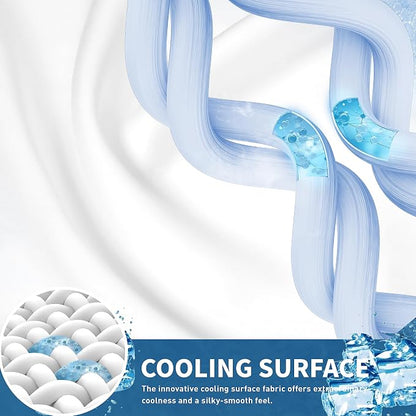 Sunflower Full Chill Soft Cooling Mattress Pad, Full Size, Waterproof, Deep - Image 2