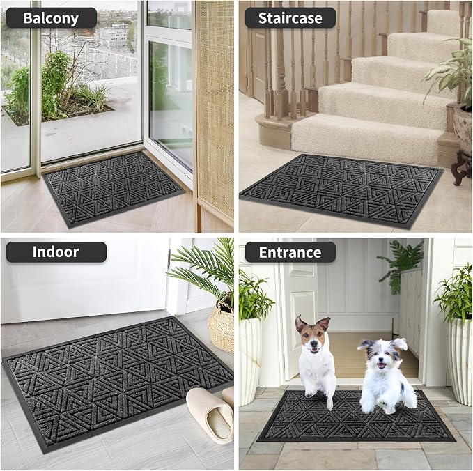 Yimobra Outdoor Mats for Front Door 29.5x17, All-Weather Waterproof Non-Slip - Image 9