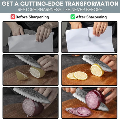 PATENTED ORIGINAL ADJUSTABLE ROLLING KNIFE SHARPENER KIT: Adjustable Height - Image 8