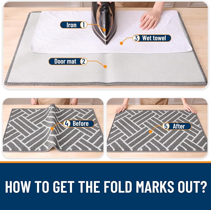 OLANLY Long Indoor Door Mat, 59x20 Inch, Dirt Resistant and Absorbent, Non-Slip - Image 8
