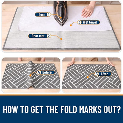 OLANLY Long Indoor Door Mat, 59x20 Inch, Dirt Resistant and Absorbent, Non-Slip - Image 8