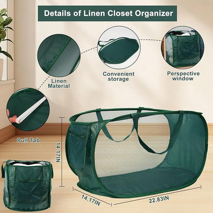 4 Pack Closet Storage Bins, Storage Containers - Image 2