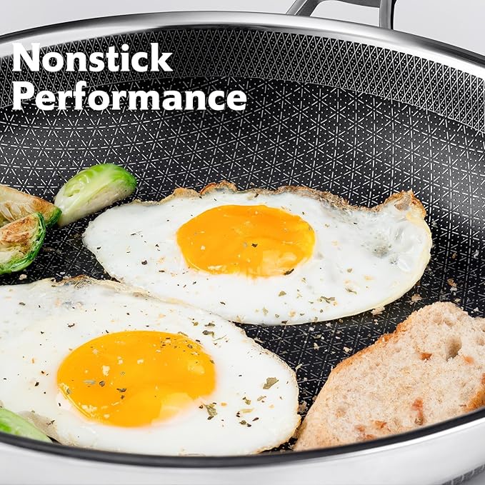 SNOWCLAD Hybrid Pans Set Nonstick - Image 2