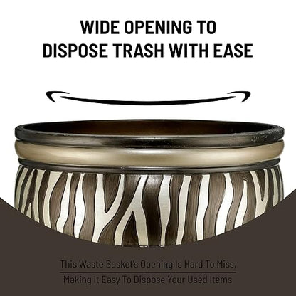 Decorative Trash Can for Bathroom, Office & Bedroom - Image 4