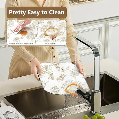 Shelf Cabinet Liner for Kitchen- Non Adhesive 17.5In x 20FT Drawer Liner - Image 4