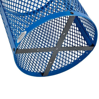 Global Industrial 36 Gallon Outdoor Steel Trash Can - Image 6