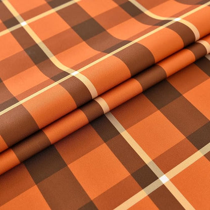 Waterproof Gingham Festive Tablecloth Fabric - Image 9